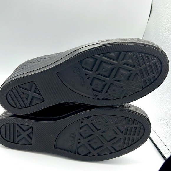 RARE Chuck Taylor All Star Lux Embossed Reptile Mid Top Sneaker Wedges sz7.5 - Picture 8 of 14